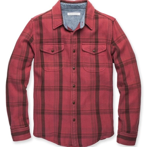 Outerknown Other - Outerknown Blanket Shirt Men’s Medium Red Plaid